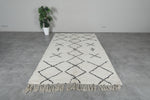 Handmade moroccan rug 5.4 FT X 8.6 FT