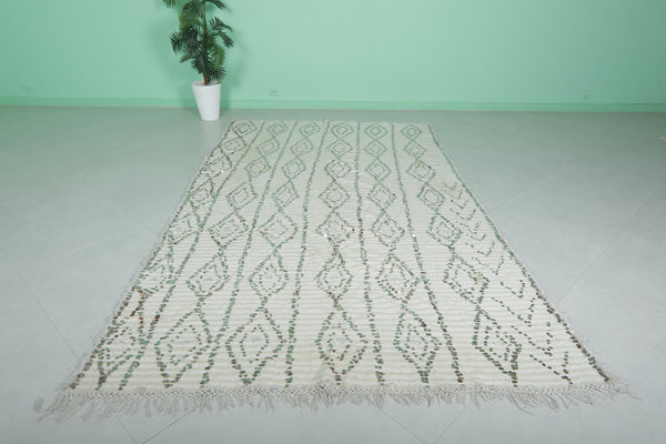 Authentic Moroccan wedding rug 5.8 FT x 9.9 FT | Large handwoven design