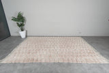 Handmade Moroccan Rug  7.1 x 10.7 ft - Unique Grid Design