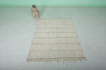 baige Flatwoven handmade berber Moroccan rug