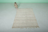 baige Flatwoven handmade berber Moroccan rug