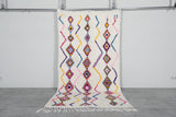 Handmade Moroccan rug 4.5 FT × 8.3 FT