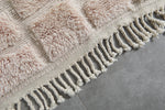 Handmade Moroccan Rug  7.1 x 10.7 ft - Unique Grid Design