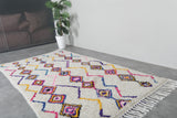 Handmade Moroccan rug 4.5 FT × 8.3 FT