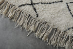 Handmade moroccan rug 5.4 FT X 8.6 FT