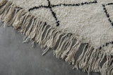Handmade moroccan rug 5.4 FT X 8.6 FT