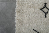 Handmade moroccan rug 5.4 FT X 8.6 FT