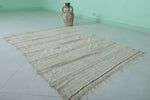 baige Flatwoven handmade berber Moroccan rug