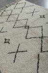 Handmade moroccan rug 5.4 FT X 8.6 FT