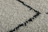 Handmade moroccan rug 5.4 FT X 8.6 FT