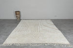Luxury Handmade Berber Rug 6.7 x 8.9 ft - Soft Neutral Moroccan Style