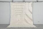 Luxury Handmade Berber Rug 6.7 x 8.9 ft - Soft Neutral Moroccan Style