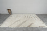 Luxury Handmade Berber Rug 6.7 x 8.9 ft - Soft Neutral Moroccan Style
