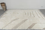 Luxury Handmade Berber Rug 6.7 x 8.9 ft - Soft Neutral Moroccan Style