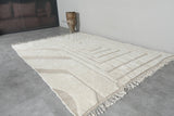 Luxury Handmade Berber Rug 6.7 x 8.9 ft - Soft Neutral Moroccan Style