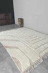 Luxury Handmade Berber Rug 6.7 x 8.9 ft - Soft Neutral Moroccan Style