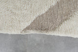 Luxury Handmade Berber Rug 6.7 x 8.9 ft - Soft Neutral Moroccan Style