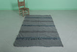 Traditional Moroccan Berber Wedding Blanket Rug - 3.6 FT X 6.2 FT