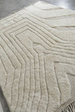 Luxury Handmade Berber Rug 6.7 x 8.9 ft - Soft Neutral Moroccan Style
