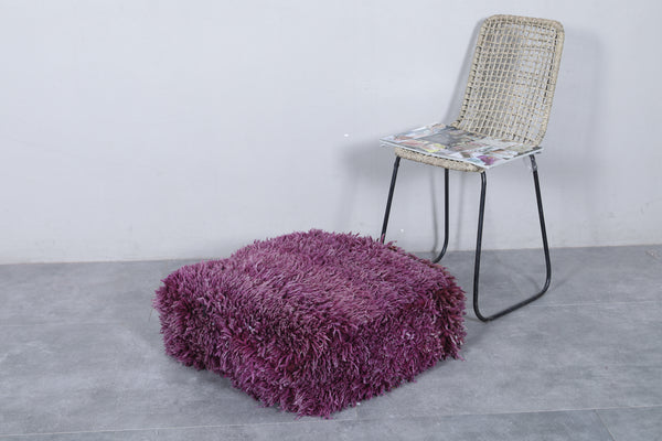 Moroccan handmade ottoman pouf | Handwoven with traditional patterns