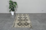 Vintage Moroccan rug 3.2 FT X 5.7 FT