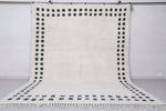 Custom Handmade Moroccan Rug - Wool Rug with Subtle Border Design