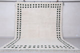 Custom Handmade Moroccan Rug - Wool Rug with Subtle Border Design