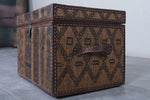 Vintage Moroccan chest  H 16.9 INCHES X W 24.4 INCHES X D 17.7 INCHES