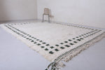 Custom Handmade Moroccan Rug - Wool Rug with Subtle Border Design