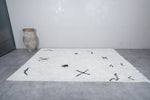 All wool custom handmade, Berber beni ourain rug