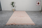 Long runner flatwoven moroccan rug - 6.2 FT X 13.2 FT