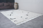 All wool custom handmade, Berber beni ourain rug