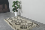 Vintage Moroccan rug 3.2 FT X 5.7 FT