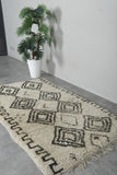 Vintage Moroccan rug 3.2 FT X 5.7 FT