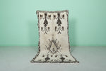 Handmade Moroccan Berber Rug – 3.2 x 6.1 ft with Classic Tribal Design