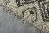 Vintage Moroccan rug 3.2 FT X 5.7 FT