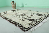 Handmade Moroccan Berber Rug – 3.2 x 6.1 ft with Classic Tribal Design