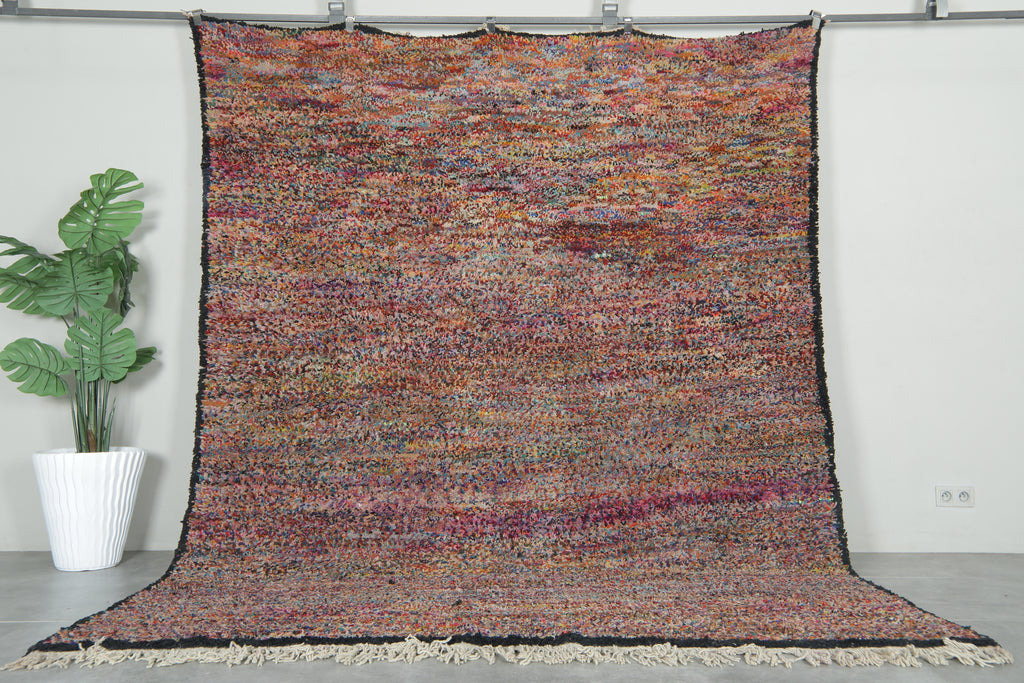 Handmade moroccan rug 7.9 x 10.1 feet Tribal area rug - Morocco rug