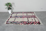 Colorful Moroccan rug 4.8 FT × 6 FT