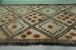 6.3 x 12.2 FT Moroccan Rug with Traditional Diamond & Star Motif – Handmade Berber Style