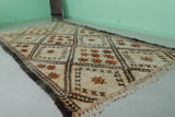 6.3 x 12.2 FT Moroccan Rug with Traditional Diamond & Star Motif – Handmade Berber Style