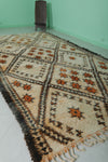 6.3 x 12.2 FT Moroccan Rug with Traditional Diamond & Star Motif – Handmade Berber Style