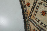 6.3 x 12.2 FT Moroccan Rug with Traditional Diamond & Star Motif – Handmade Berber Style