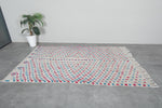 Handwoven Moroccan rug 4.6 FT × 7.4 FT