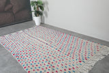 Handwoven Moroccan rug 4.6 FT × 7.4 FT