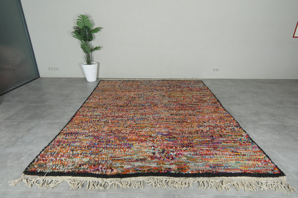 Colorful moroccan rug 8 x 9.9 feet Hand knotted rug - moroccan area rug - shaggy rug