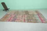 Colorful Berber Boucherouite Carpet – 2.8 x 7.1 FT | Unique Moroccan Rug