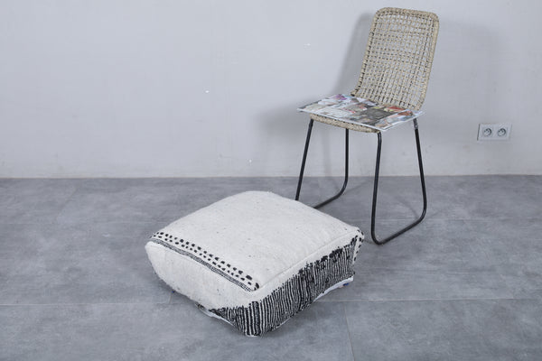 Moroccan vintage ottoman pouf