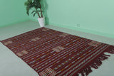 Vintage Handwoven Moroccan Rug – 4.5 FT x 7.8 FT | Unique Berber Design