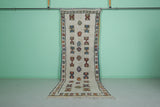 Entryway Azilal Moroccan Carpet - 4.1 FT X 12.3 FT | Colorful Handmade Berber Rug